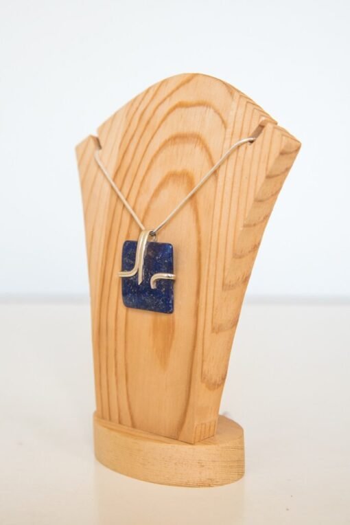 Lapis Lazuli Pendant 925 Sterling Silver - Image 4