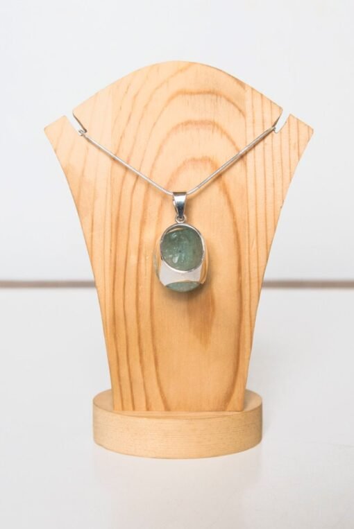 Aquamarine Pendant 925 Sterling Silver - Image 5
