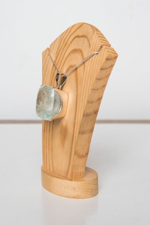 Aquamarine Pendant 925 Sterling Silver - Image 4
