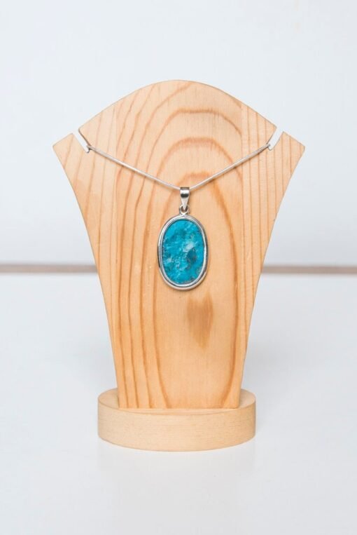 Blue Howlite Pendant | 925 Sterling Silver - Image 5