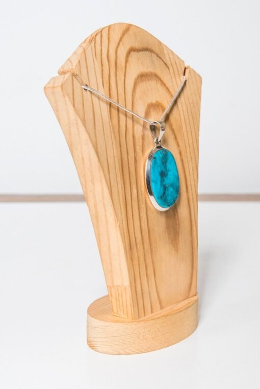 Blue Howlite Pendant | 925 Sterling Silver - Image 3