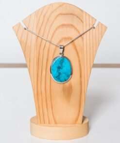 Blue Howlite Pendant | 925 Sterling Silver