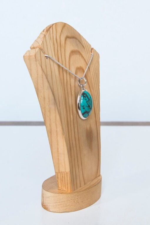 Blue Howlite Pendant | 925 Sterling Silver - Image 3
