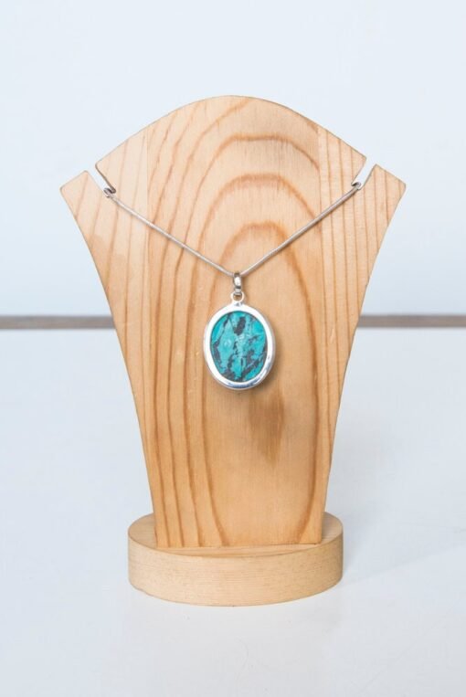 Blue Howlite Pendant | 925 Sterling Silver - Image 5