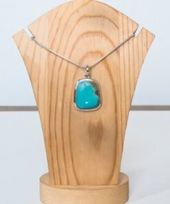 Blue Howlite Pendant | 925 Sterling Silver