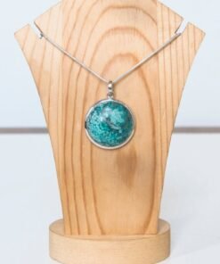Blue Howlite Pendant | 925 Sterling Silver