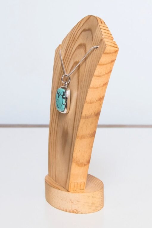 Blue Howlite Pendant | 925 Sterling Silver - Image 4