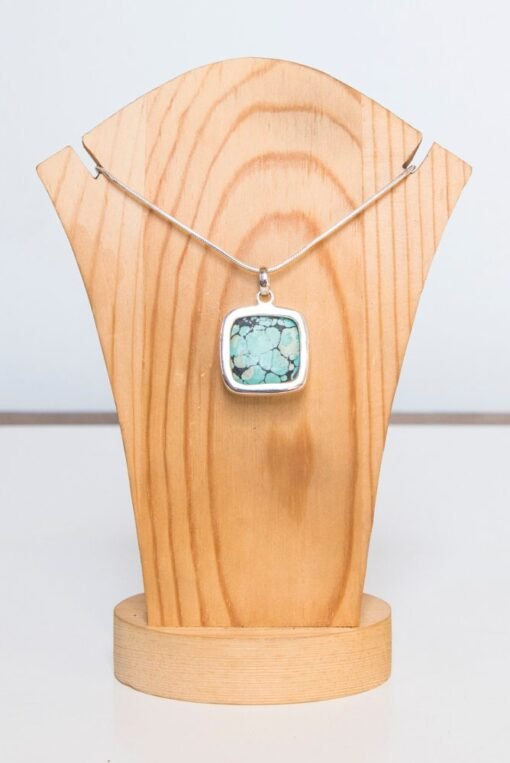 Blue Howlite Pendant | 925 Sterling Silver - Image 5