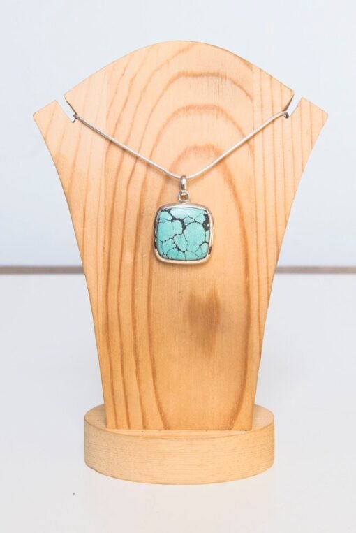 Blue Howlite Pendant | 925 Sterling Silver