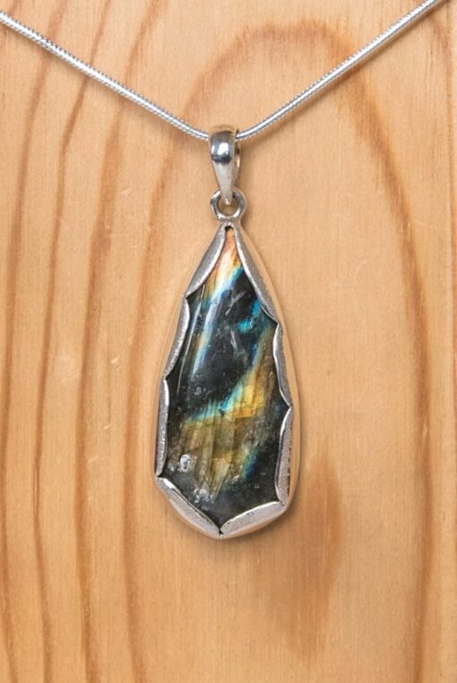 Labradorite 925 Sterling Silver Pendant - Image 2