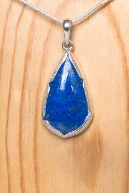 Lapis Lazuli Pendant 925 Sterling Silver - Image 2
