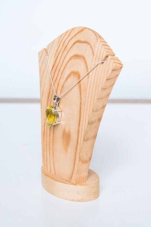 Lemon Quartz Pendant 925 Sterling Silver - Image 4