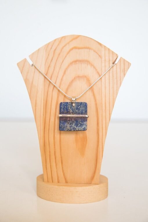 Lapis Lazuli Pendant 925 Sterling Silver - Image 5