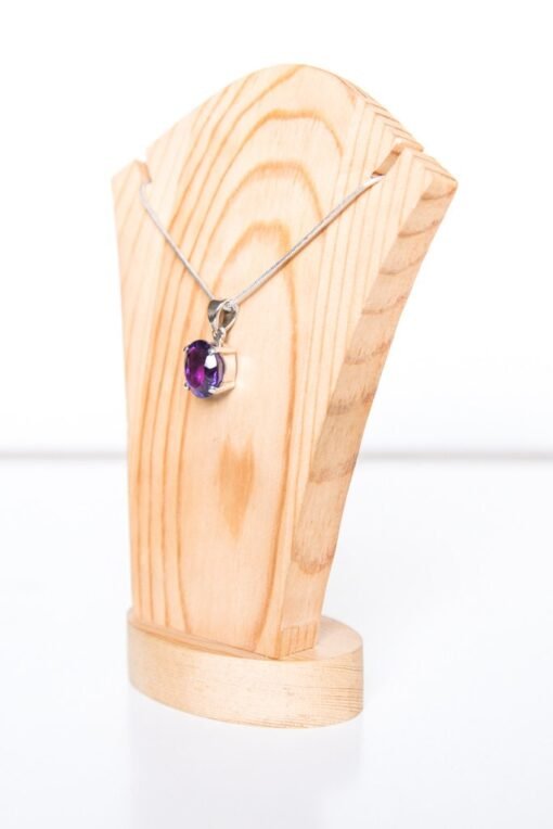 Amethyst Pendant 925 Sterling Silver - Image 4
