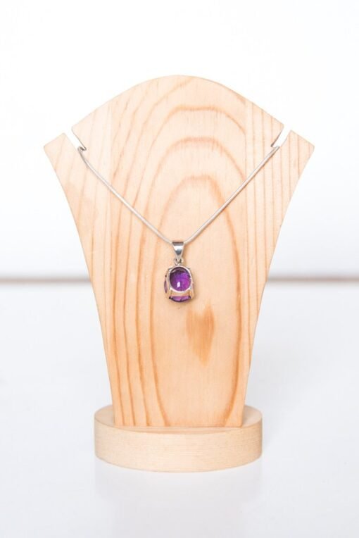 Amethyst Pendant 925 Sterling Silver - Image 5