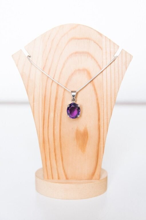 Amethyst Pendant 925 Sterling Silver
