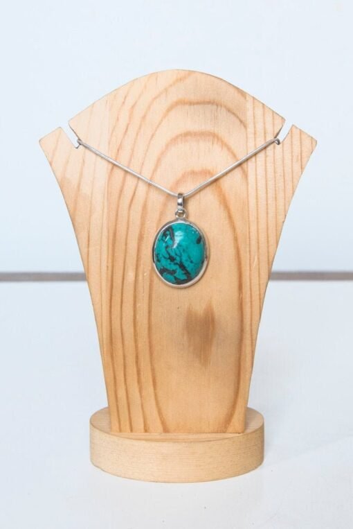 Blue Howlite Pendant | 925 Sterling Silver