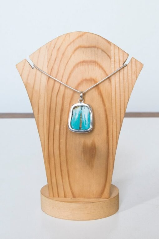 Blue Howlite Pendant | 925 Sterling Silver - Image 5