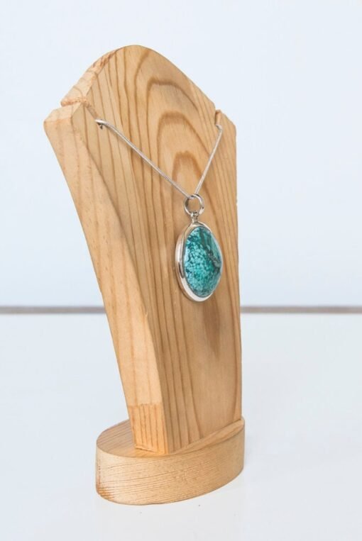Blue Howlite Pendant | 925 Sterling Silver - Image 3