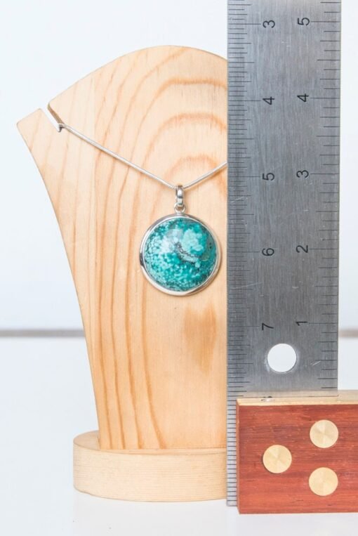Blue Howlite Pendant | 925 Sterling Silver - Image 6