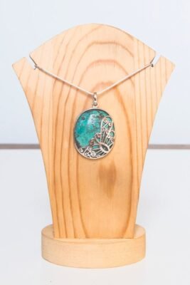Blue Howlite Pendant | 925 Sterling Silver