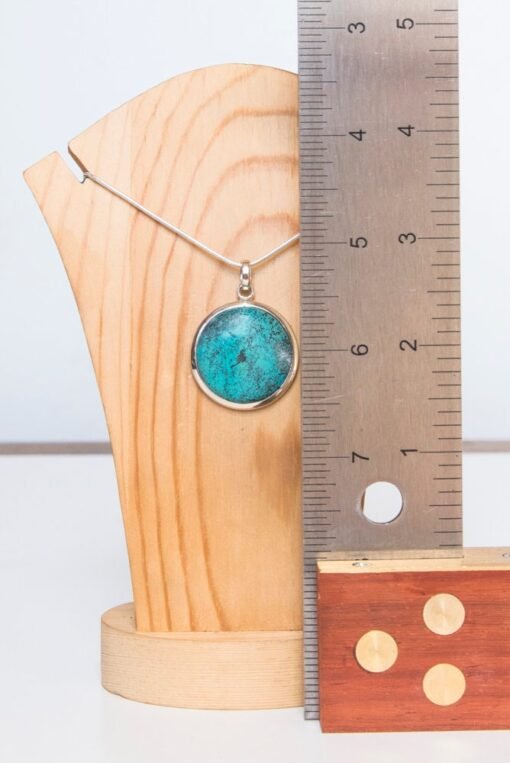 Blue Howlite Pendant | 925 Sterling Silver - Image 6
