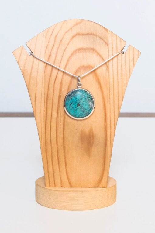 Blue Howlite Pendant | 925 Sterling Silver