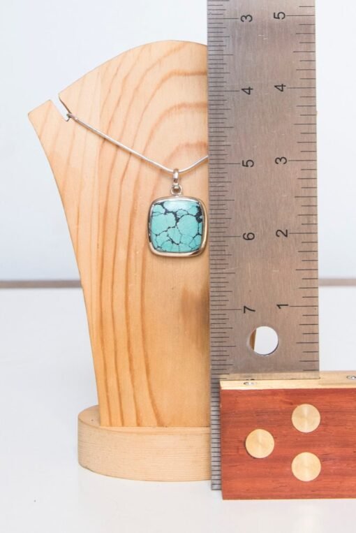 Blue Howlite Pendant | 925 Sterling Silver - Image 6
