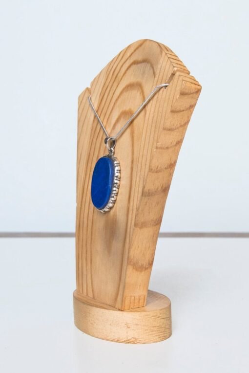 Lapis Lazuli Pendant 925 Sterling Silver - Image 3