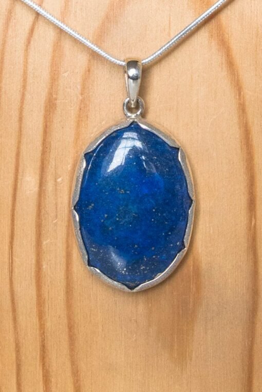 Lapis Lazuli Pendant 925 Sterling Silver - Image 2
