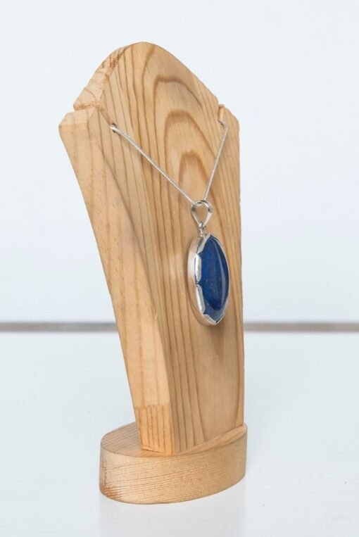 Lapis Lazuli Pendant 925 Sterling Silver - Image 4