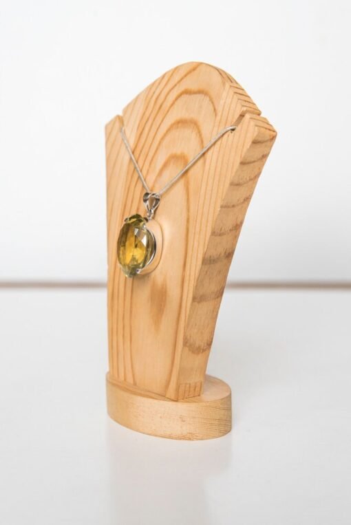 Lemon Quartz Pendant|  925 Sterling Silver - Image 4
