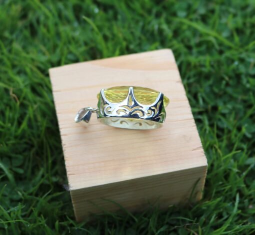 Lemon Quartz Pendant | 925 Sterling Silver - Image 6