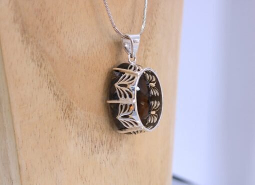 Smoky Quartz Pendant | 925 Sterling Silver - Image 5