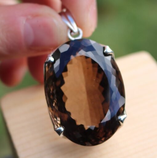 Smoky Quartz Pendant | 925 Sterling Silver - Image 3