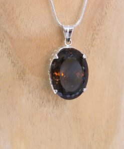 Smoky Quartz Pendant | 925 Sterling Silver