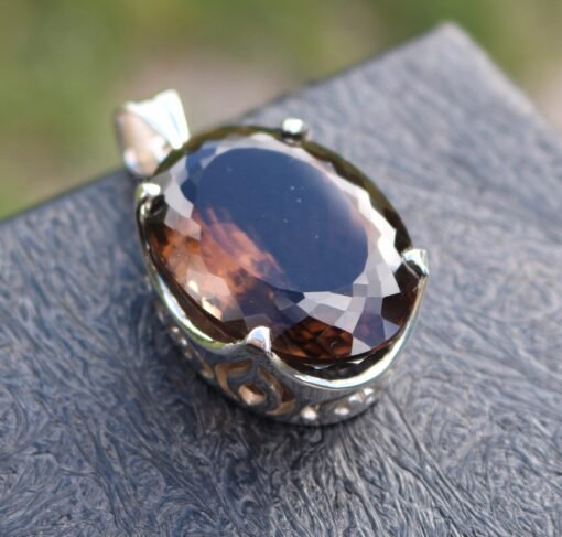 Smoky Quartz Pendant | 925 Sterling Silver - Image 5