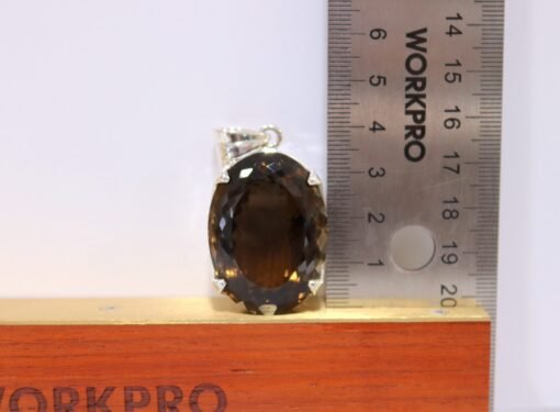 Smoky Quartz Pendant | 925 Sterling Silver - Image 6