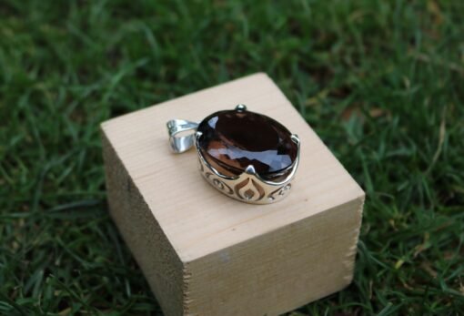 Smoky Quartz Pendant | 925 Sterling Silver - Image 10