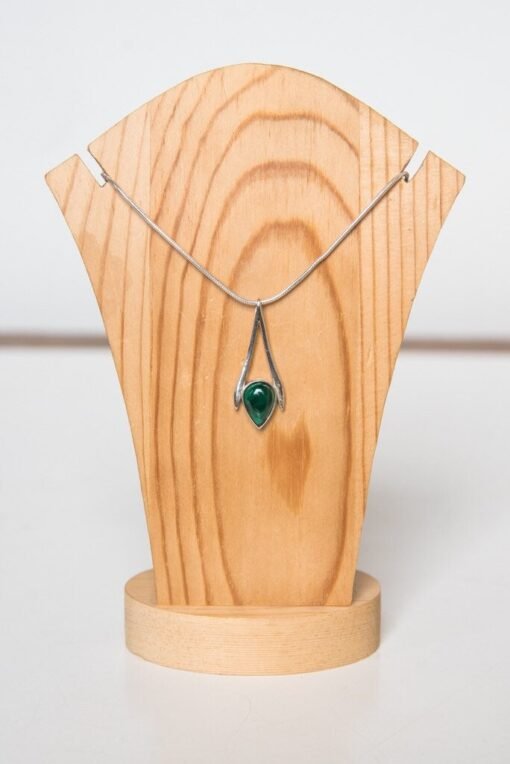 Malachite Pendant | 925 Sterling Silver - Image 5