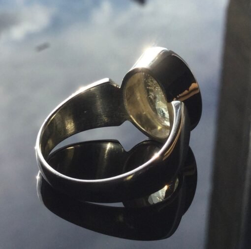 Aquamarine Ring | 925 Sterling Silver - Image 4