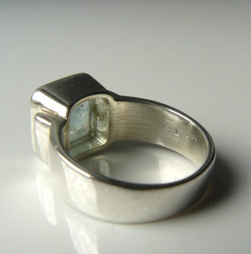 Aquamarine Ring | 925 Sterling Silver - Image 5