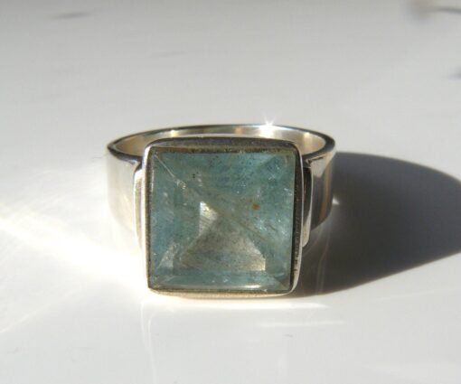 Aquamarine Ring | 925 Sterling Silver - Image 4