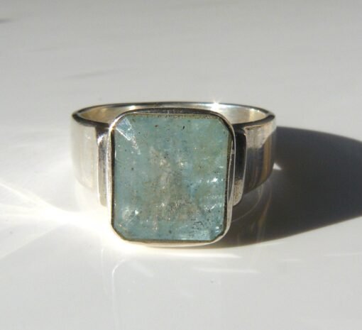 Aquamarine Ring | 925 Sterling Silver - Image 2