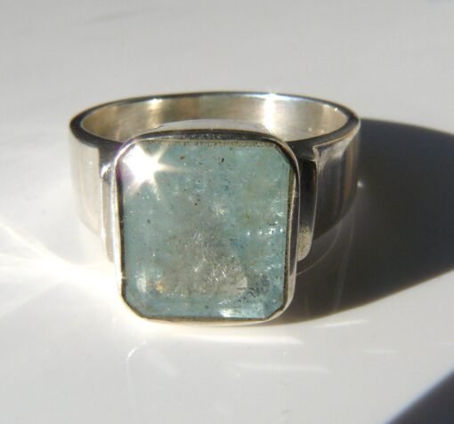 Aquamarine Ring | 925 Sterling Silver - Image 5