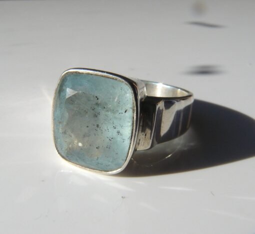 Aquamarine Ring | 925 Sterling Silver - Image 4