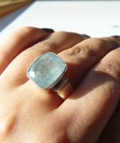 Aquamarine Ring | 925 Sterling Silver