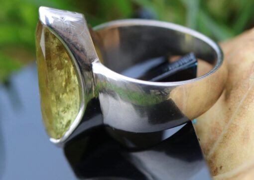 Lemon Quartz Ring 925 Sterling Silver - Image 4