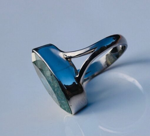 Aquamarine Ring | 925 Sterling Silver - Image 3