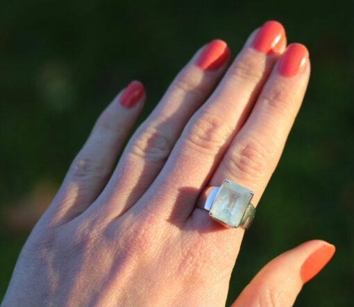 Aquamarine Ring | 925 Sterling Silver - Image 2